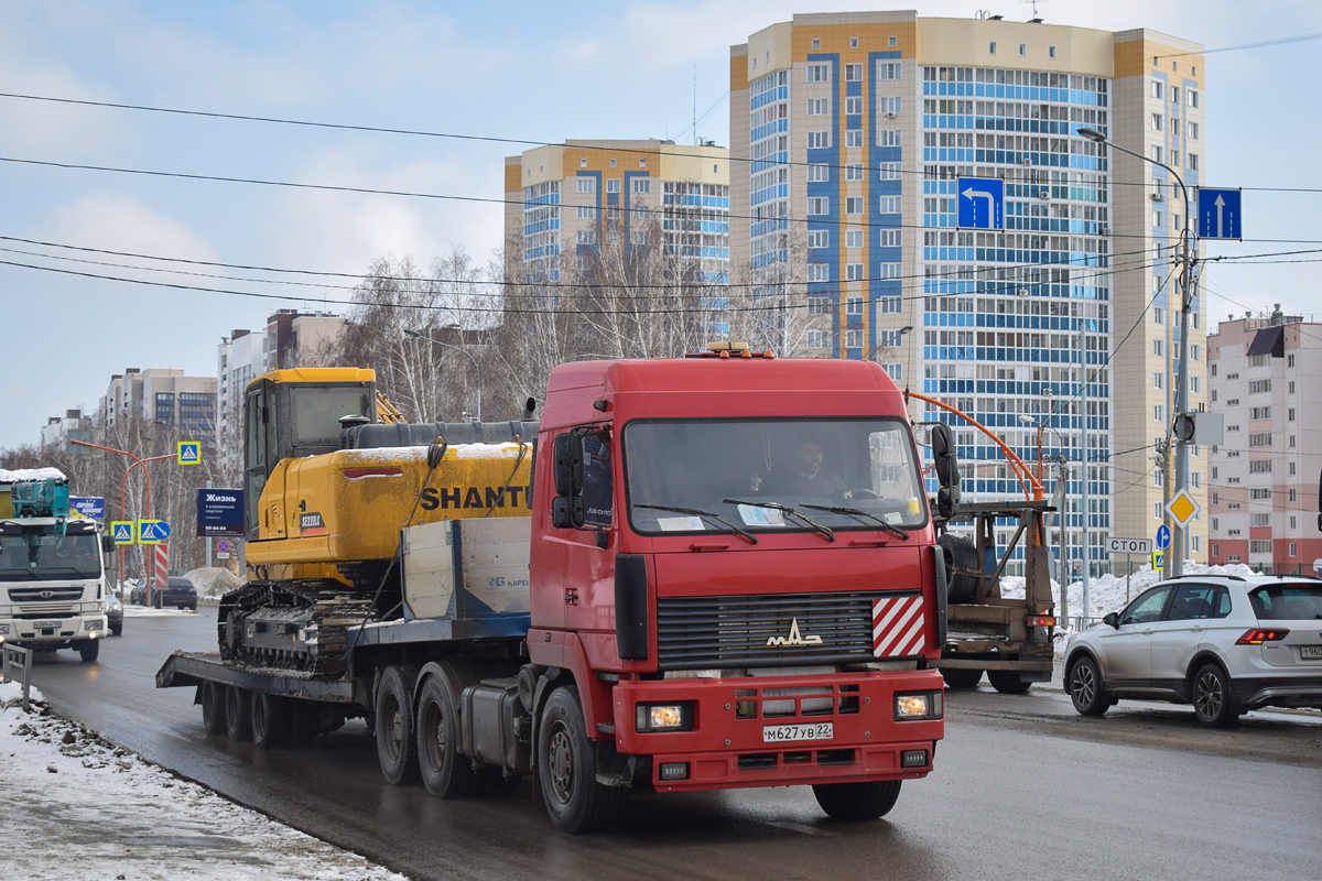 Алтайский край, № М 627 УВ 22 — МАЗ-6430A5