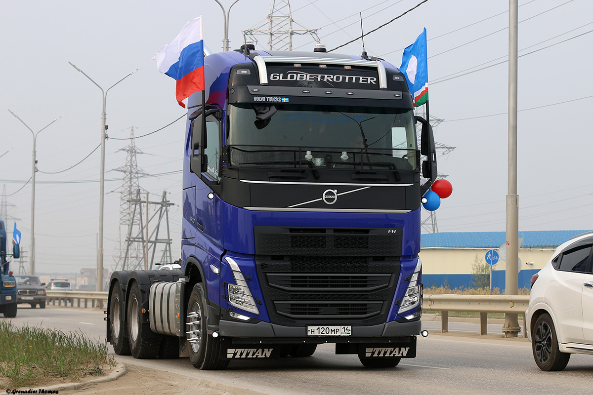 Саха (Якутия), № Н 120 МР 14 — Volvo ('2020) FH.500