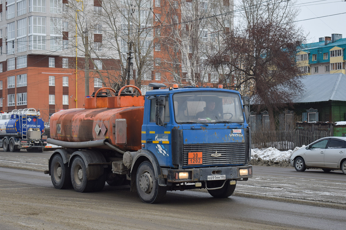 Алтайский край, № К 691 ММ 186 — МАЗ-630305