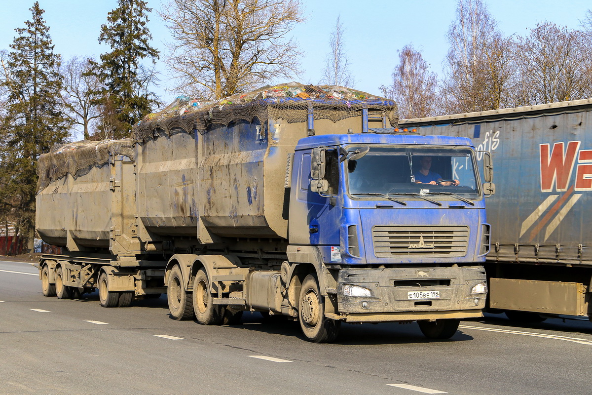 Санкт-Петербург, № Е 105 ВЕ 198 — МАЗ-6312C9