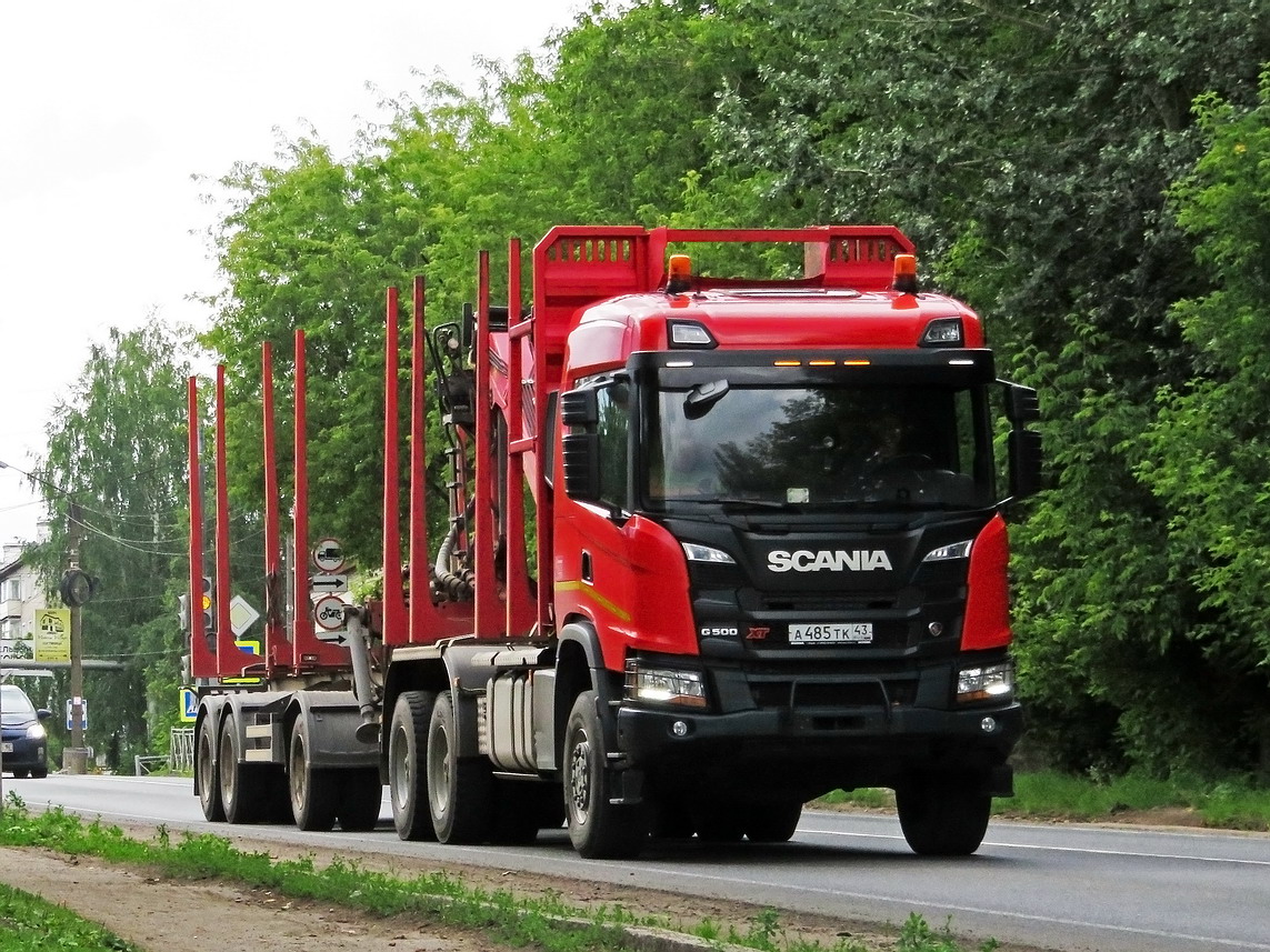 Кировская область, № А 485 ТК 43 — Scania ('2016) G500