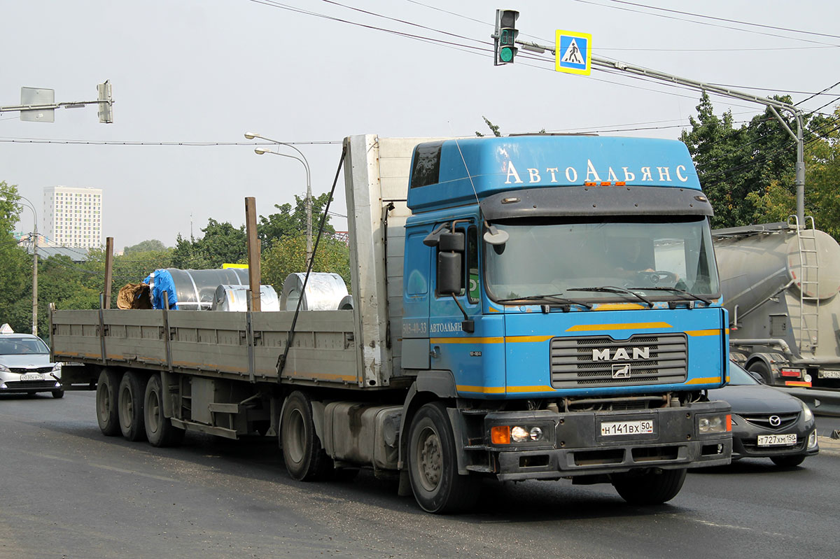 Московская область, № Н 141 ВХ 50 — MAN F2000 19.464