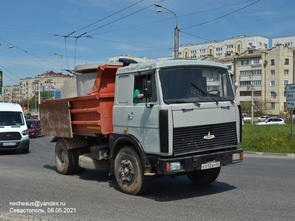 Крым, № Е 012 ЕМ 82 — МАЗ-5551 (общая модель)
