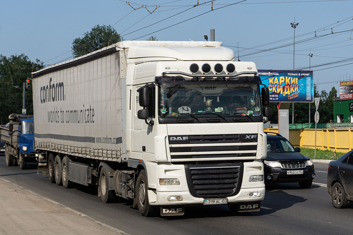 Акмолинская область, № 719 BL 03 — DAF XF105 FT