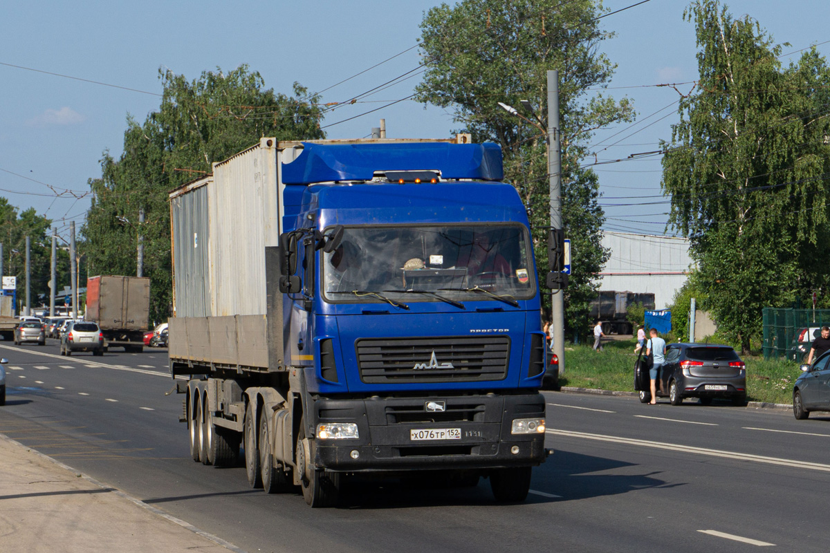 Нижегородская область, № Х 076 ТР 152 — МАЗ-6430C9