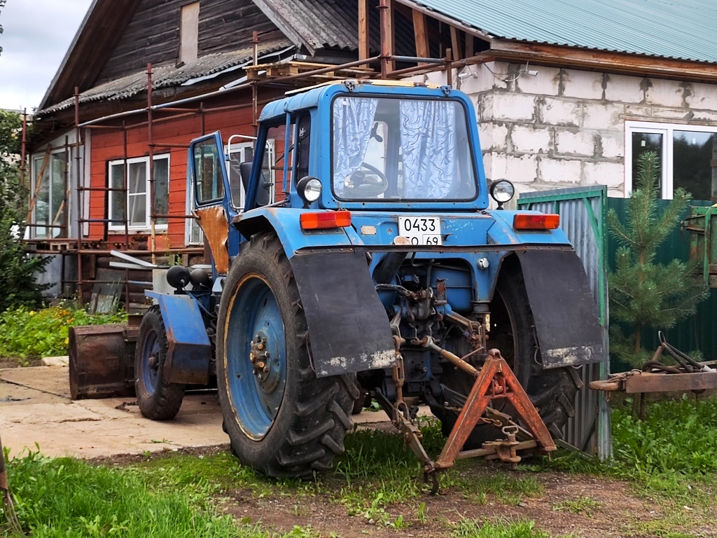 Тверская область, № 0433 ТО 69 — МТЗ-80