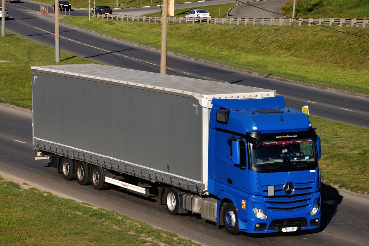 Гродненская область, № АМ 6185-4 — Mercedes-Benz Actros ('2011)