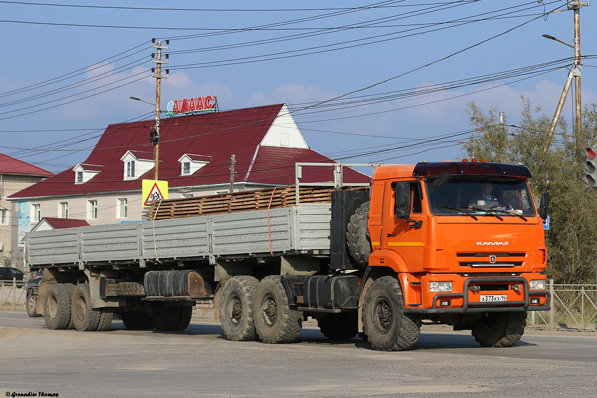 Саха (Якутия), № А 373 КХ 14 — КамАЗ-53504-46