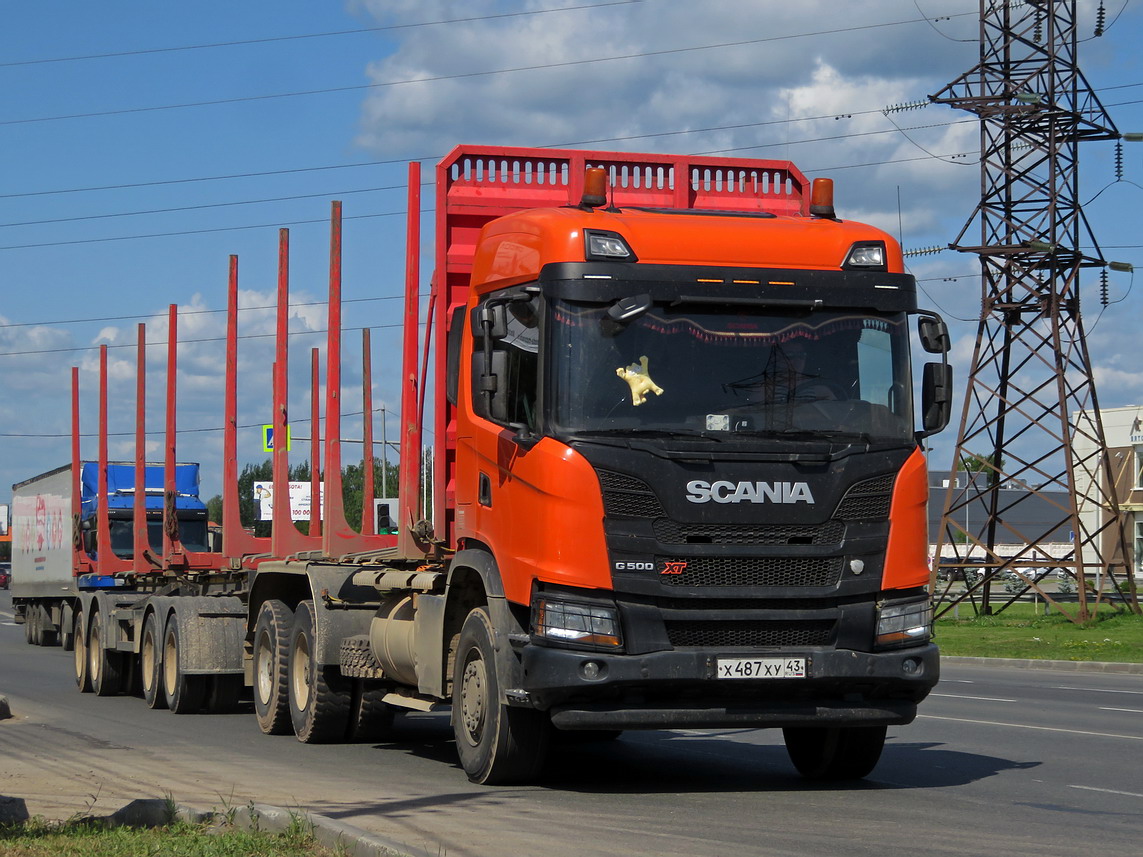 Кировская область, № Х 487 ХУ 43 — Scania ('2016) G500