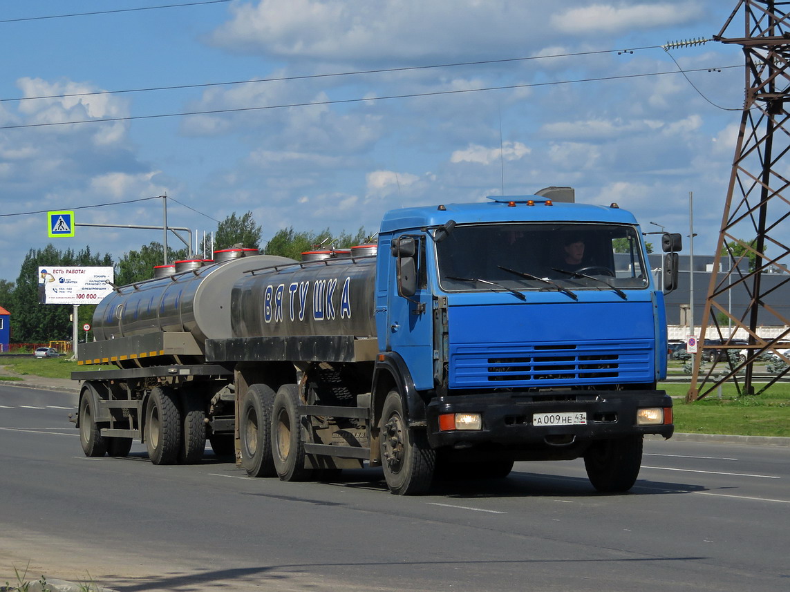 Кировская область, № А 009 НЕ 43 — КамАЗ-65115-62