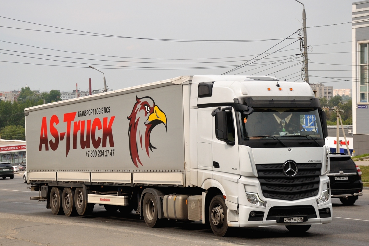 Татарстан, № К 987 ХО 716 — Mercedes-Benz Actros '18 1845 [Z9M]