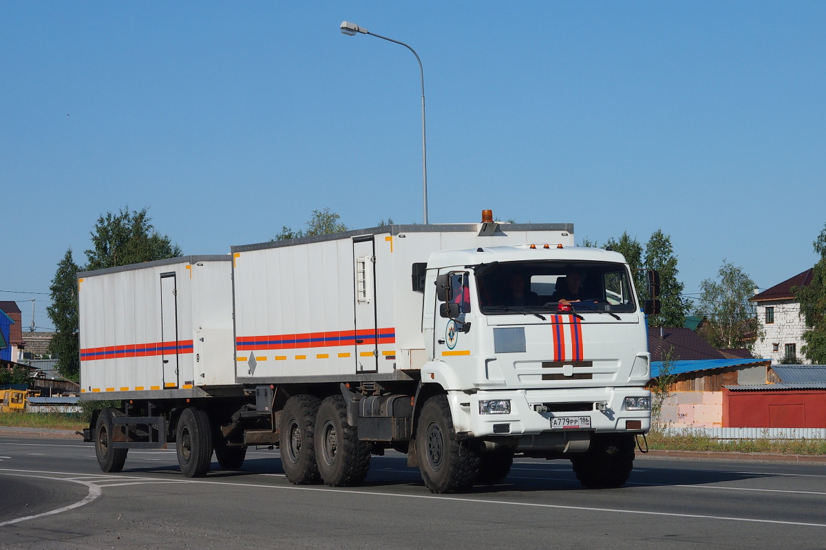 Ханты-Мансийский автоном.округ, № А 779 РР 186 — КамАЗ-43118-46