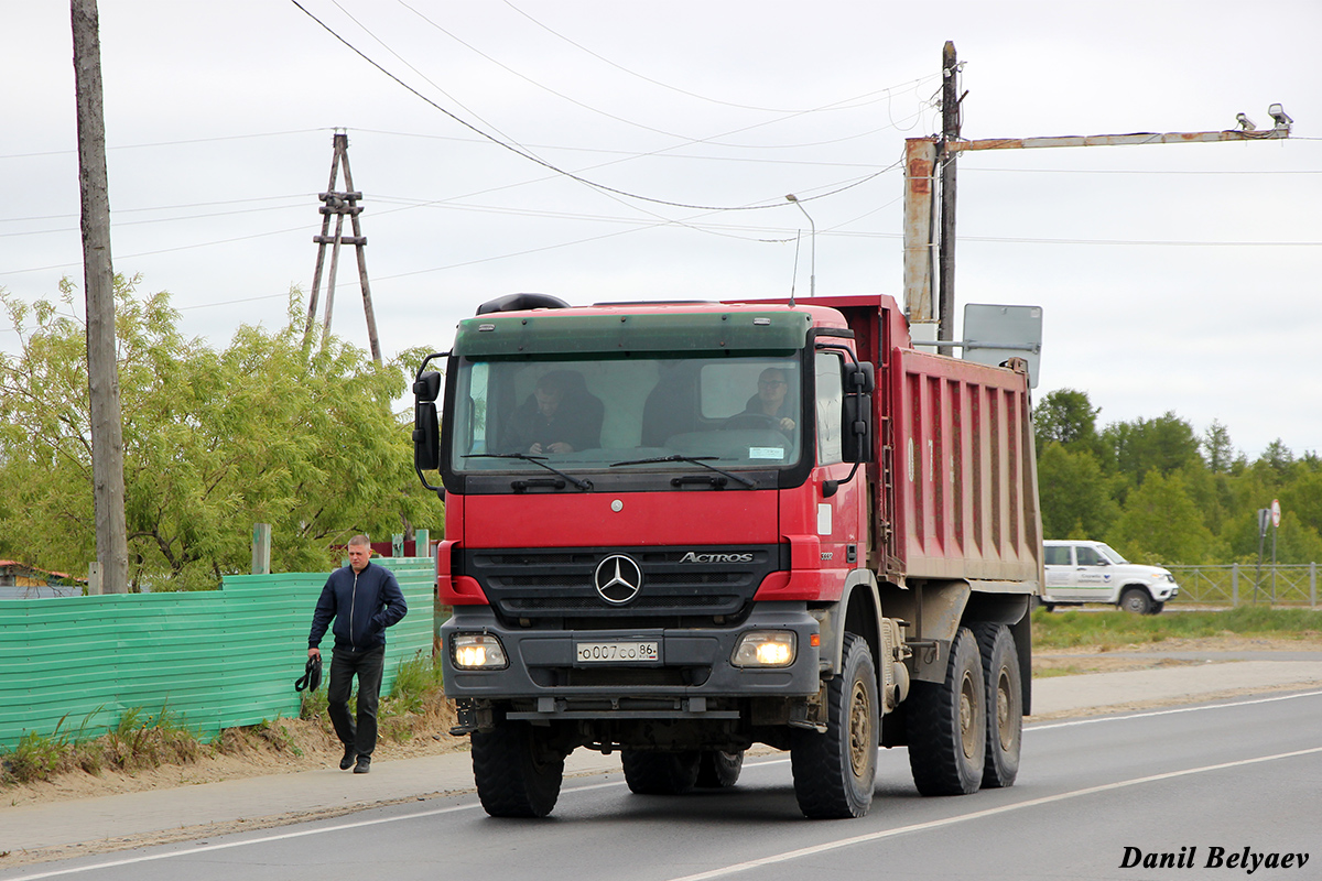 Ненецкий автономный округ, № О 007 СО 86 — Mercedes-Benz Actros ('2003) 3332