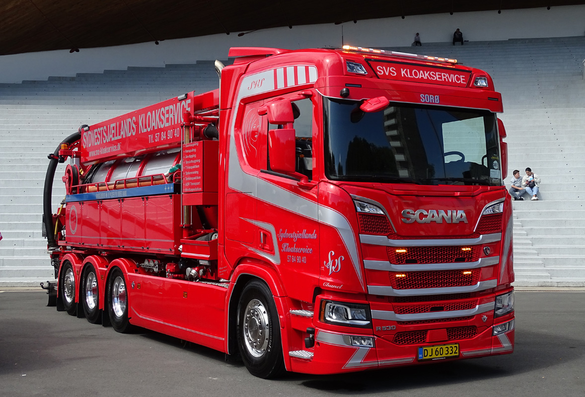 Дания, № DJ 60 332 — Scania ('2016, общая модель); Эстония — Tallinn Truck Show 2023