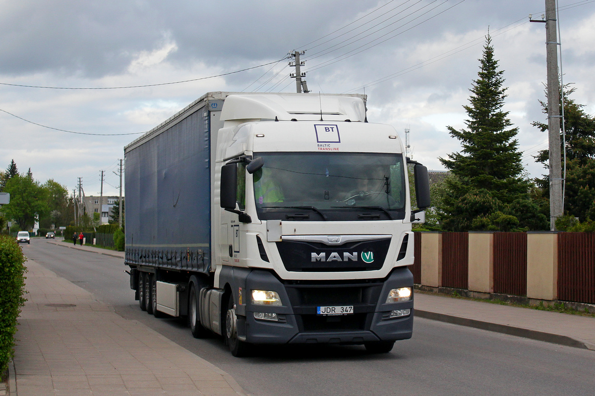 Литва, № JDR 347 — MAN TGX ('2012) (Общая модель)