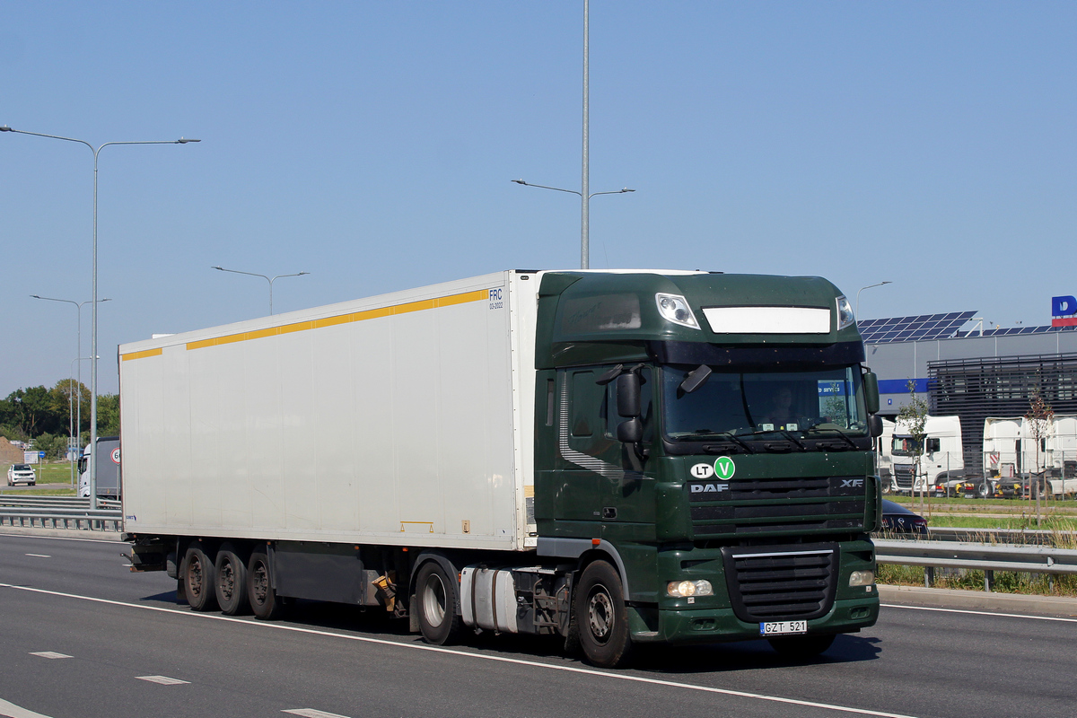 Литва, № GZT 521 — DAF XF105 FT