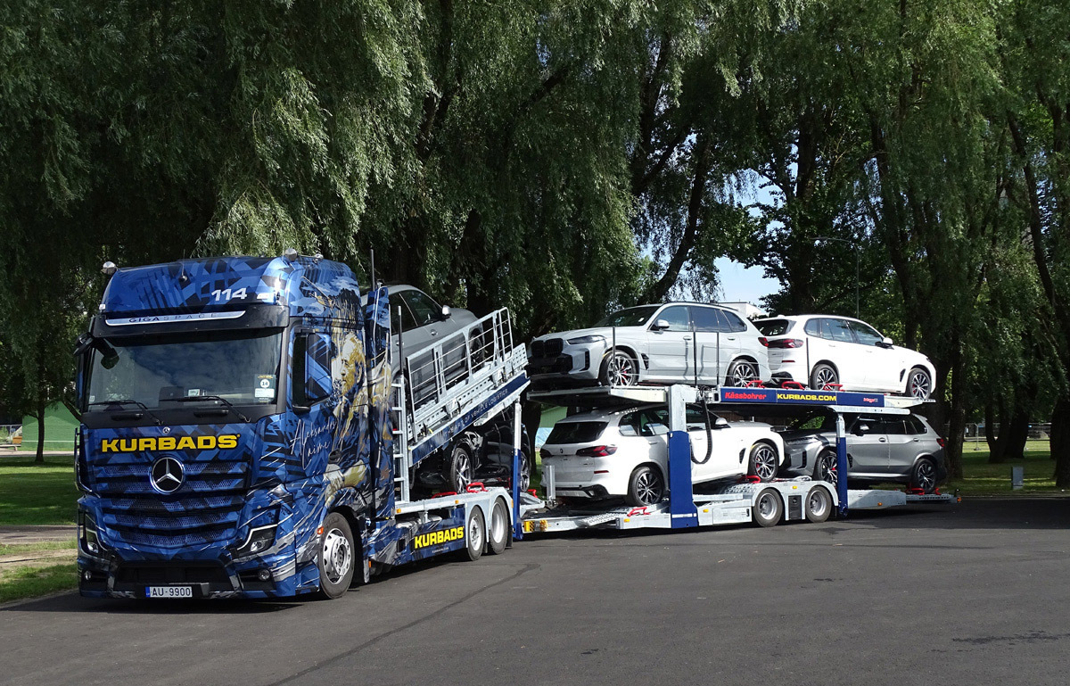 Латвия, № AU-9900 — Mercedes-Benz Actros ('2011); Эстония — Tallinn Truck Show 2023