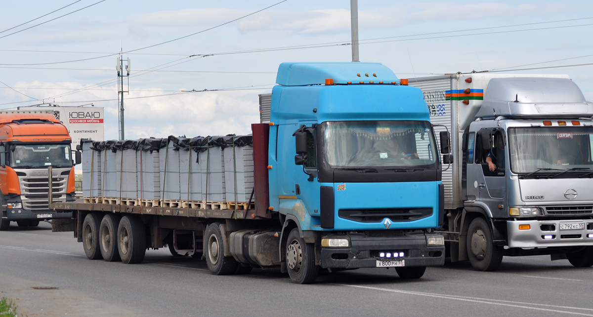 Омская область, № Х 800 РН 55 — Renault Premium ('1996)