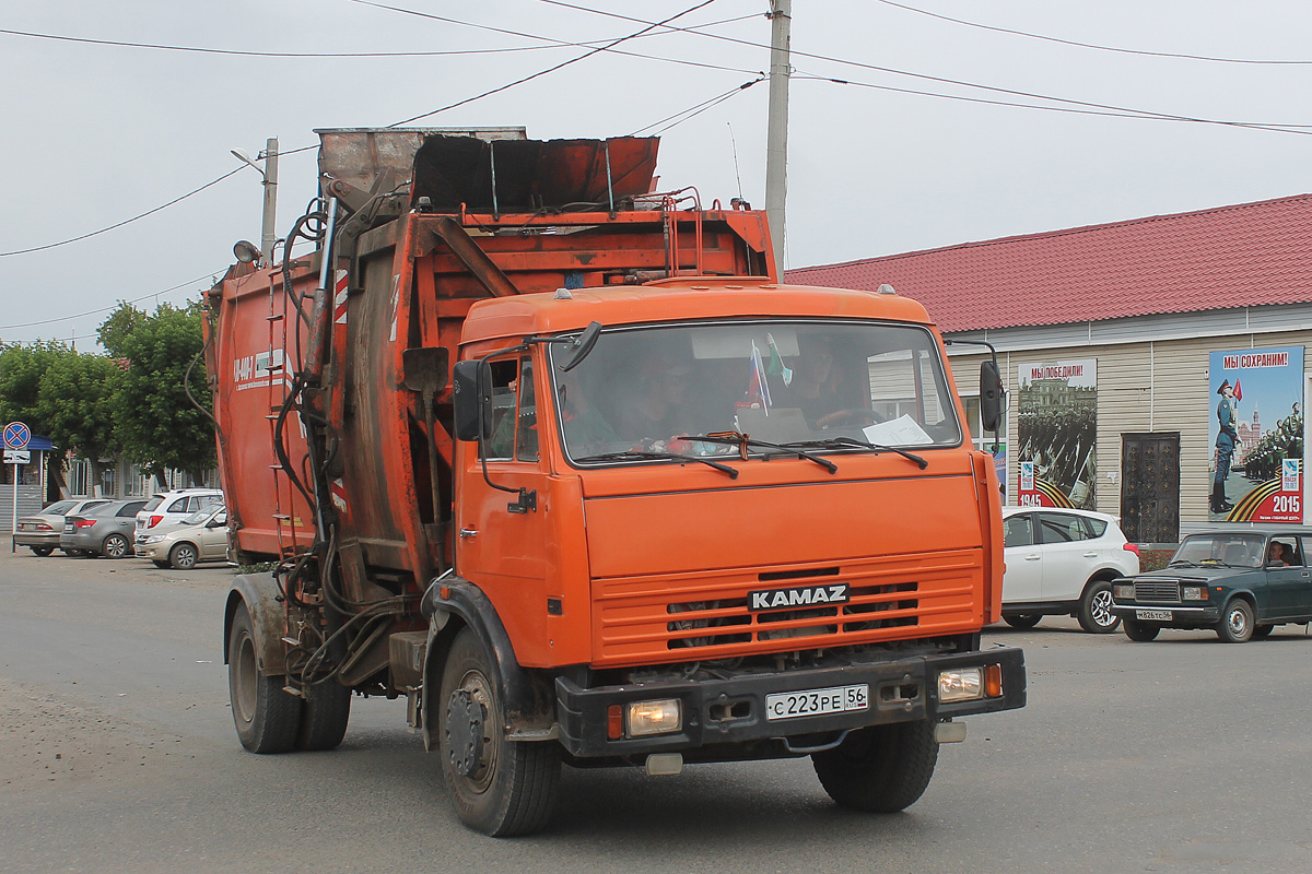 Оренбургская область, № С 223 РЕ 56 — КамАЗ-43253 (общая модель)