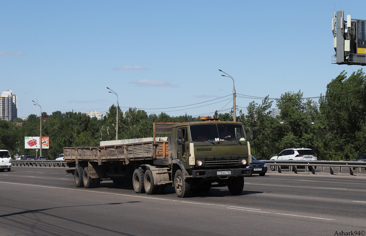 Красноярский край, № Т 724 КС 124 — КамАЗ-5410