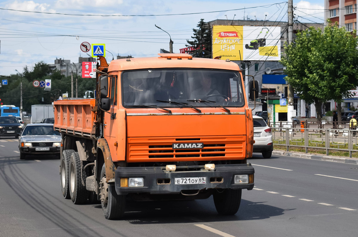 Тверская область, № Е 721 ОУ 69 — КамАЗ-65115-15 [65115R]