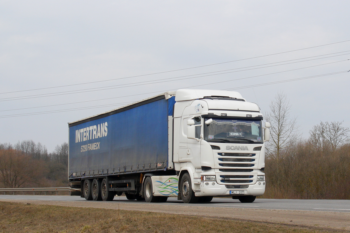 Литва, № MLI 207 — Scania ('2013) R450