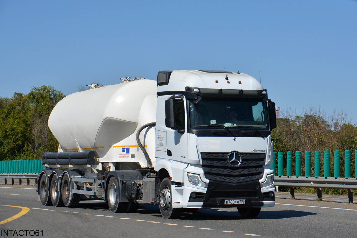 Краснодарский край, № Е 768 АН 193 — Mercedes-Benz Actros '18 2042 [Z9M]