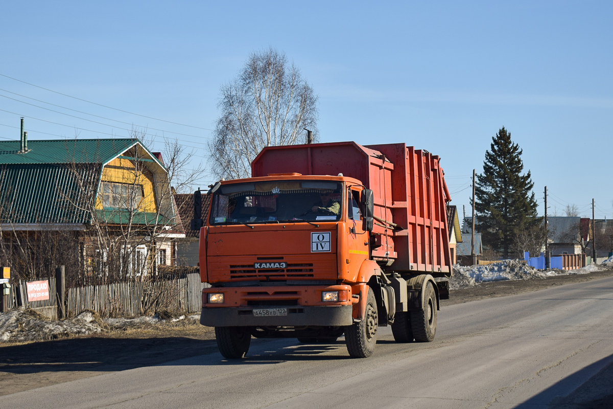 Алтайский край, № А 458 УВ 122 — КамАЗ-53605-62