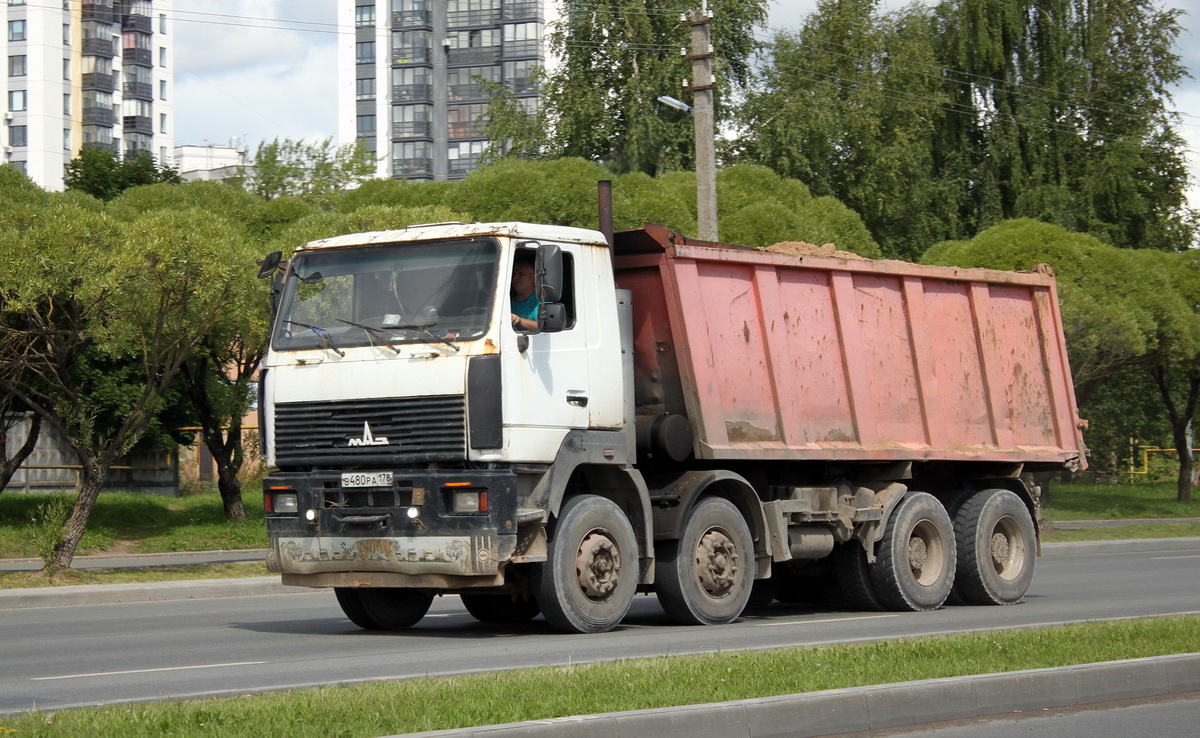 Ленинградская область, № В 480 РА 178 — МАЗ-6516A8