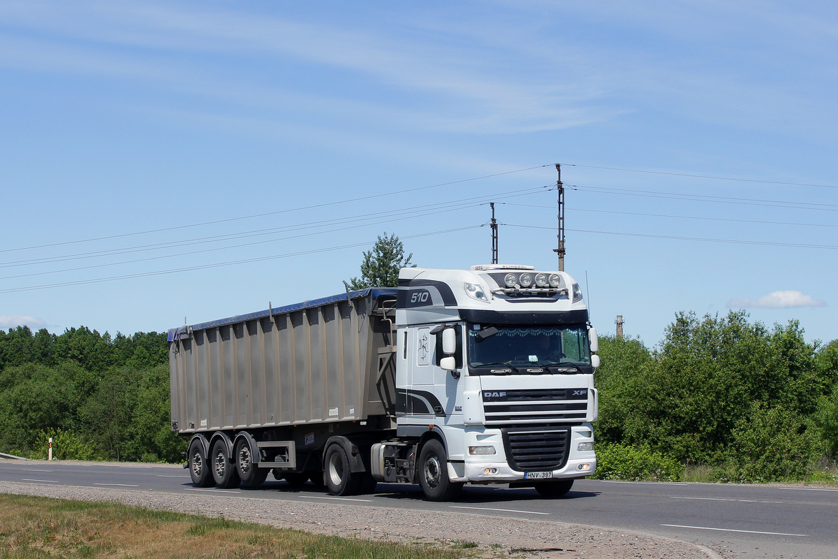 Литва, № HNV 397 — DAF XF105 FT