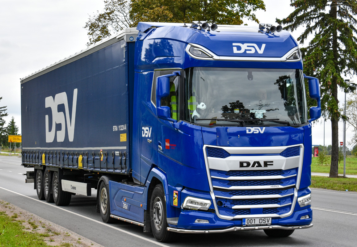 Эстония, № 001 DSV — DAF ('2021) XG+ FT