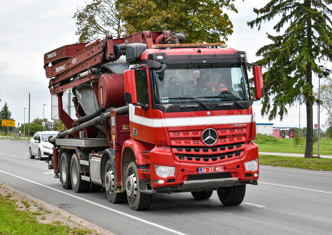 Бельгия, № XA-23-MGL — Mercedes-Benz Arocs (общ.м)