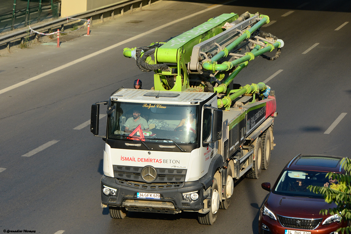 Турция, № 34 GFK 619 — Mercedes-Benz Arocs (общ.м)