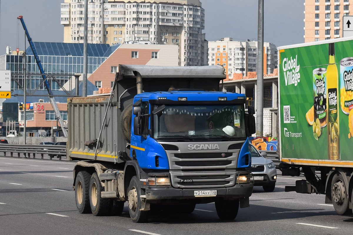 Москва, № У 314 ХУ 750 — Scania ('2011) P400