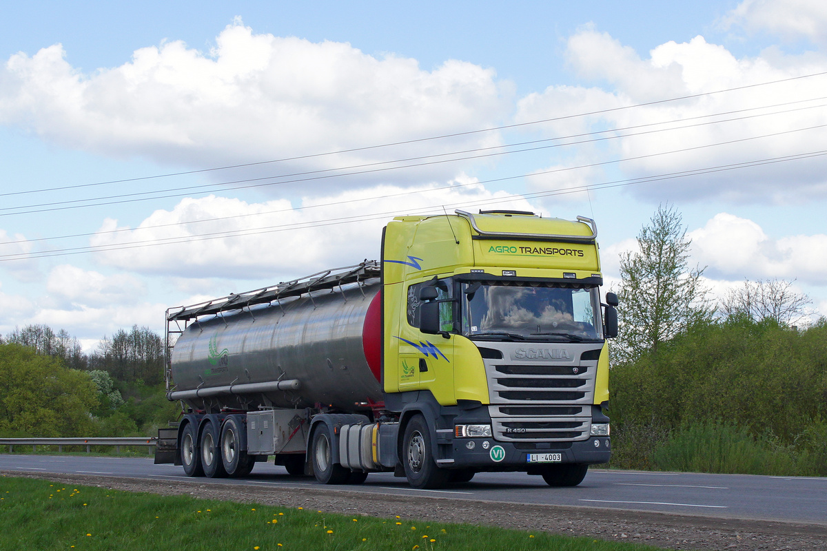 Латвия, № LI-4003 — Scania ('2013) R450