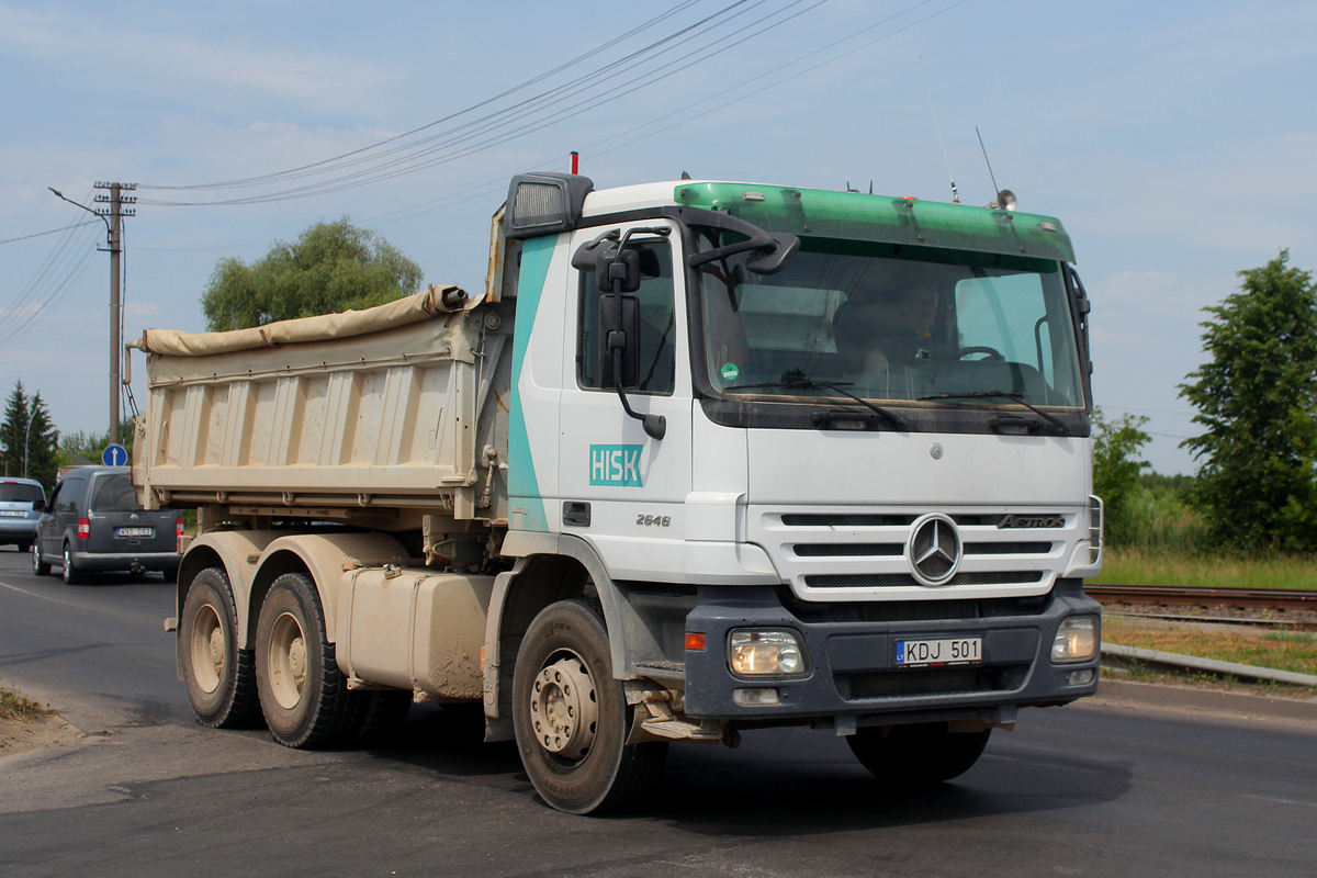 Литва, № KDJ 501 — Mercedes-Benz Actros ('2003) 2646