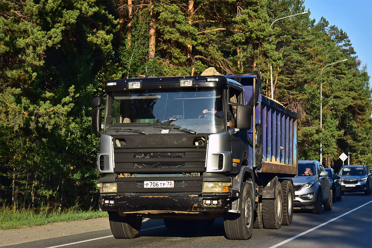 Тюменская область, № Р 706 ТР 72 — Scania ('1996) P124C