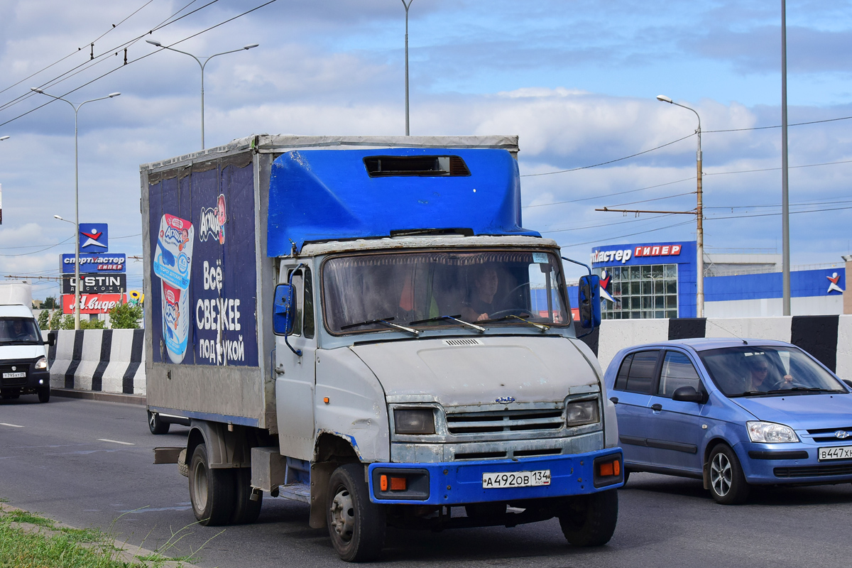 Волгоградская область, № А 492 ОВ 134 — ЗИЛ-5301ПО "Бычок"