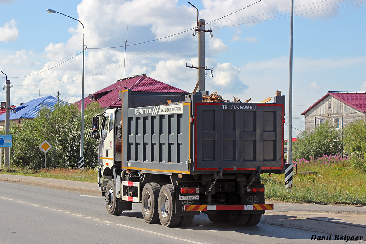 Ненецкий автономный округ, № А 297 ОК 83 — FAW J6 CA3250