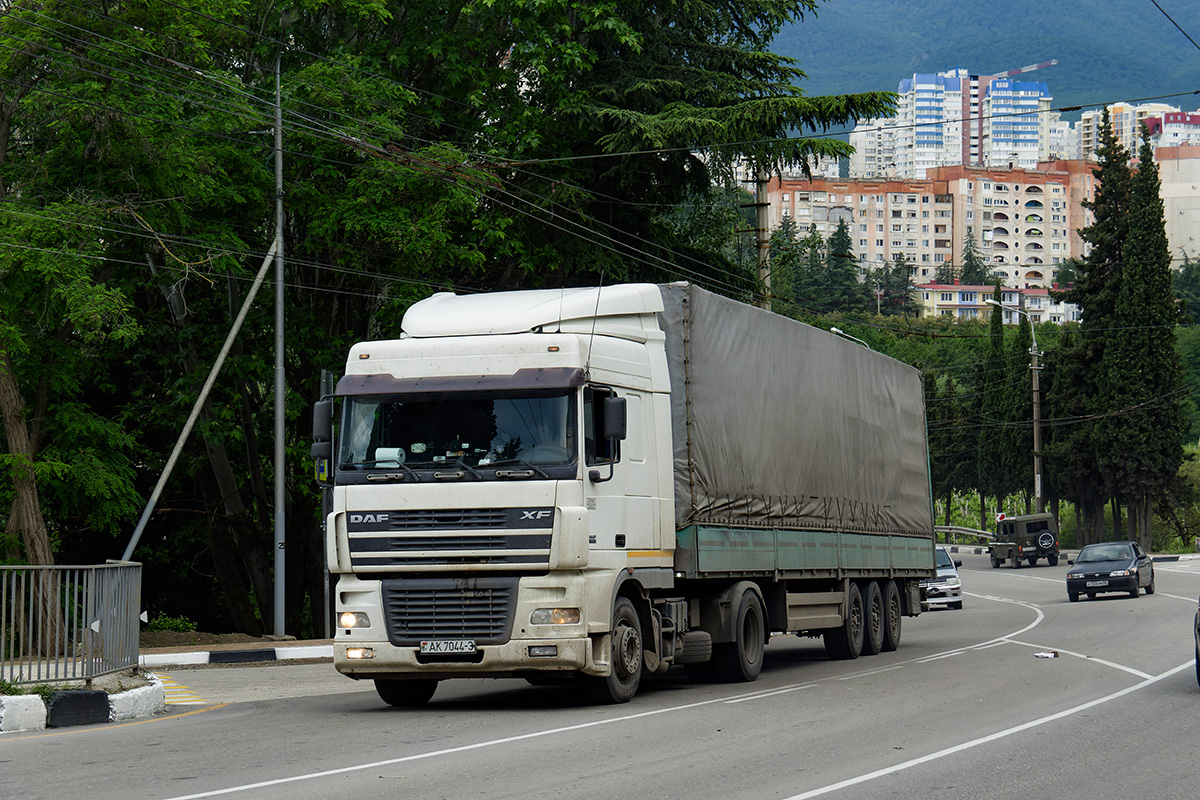 Гомельская область, № АК 7044-3 — DAF XF95 FT