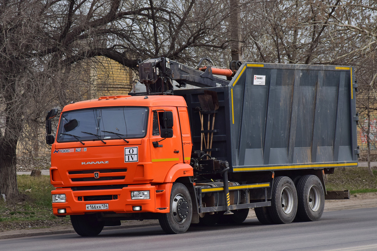 Волгоградская область, № К 166 ХА 134 — КамАЗ-65115-A5