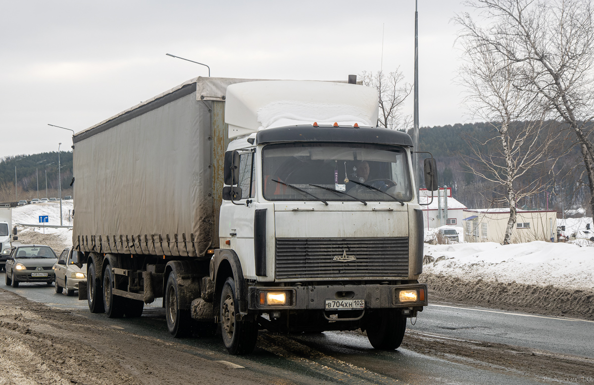 Башкортостан, № В 704 ХН 102 — МАЗ-5432A5