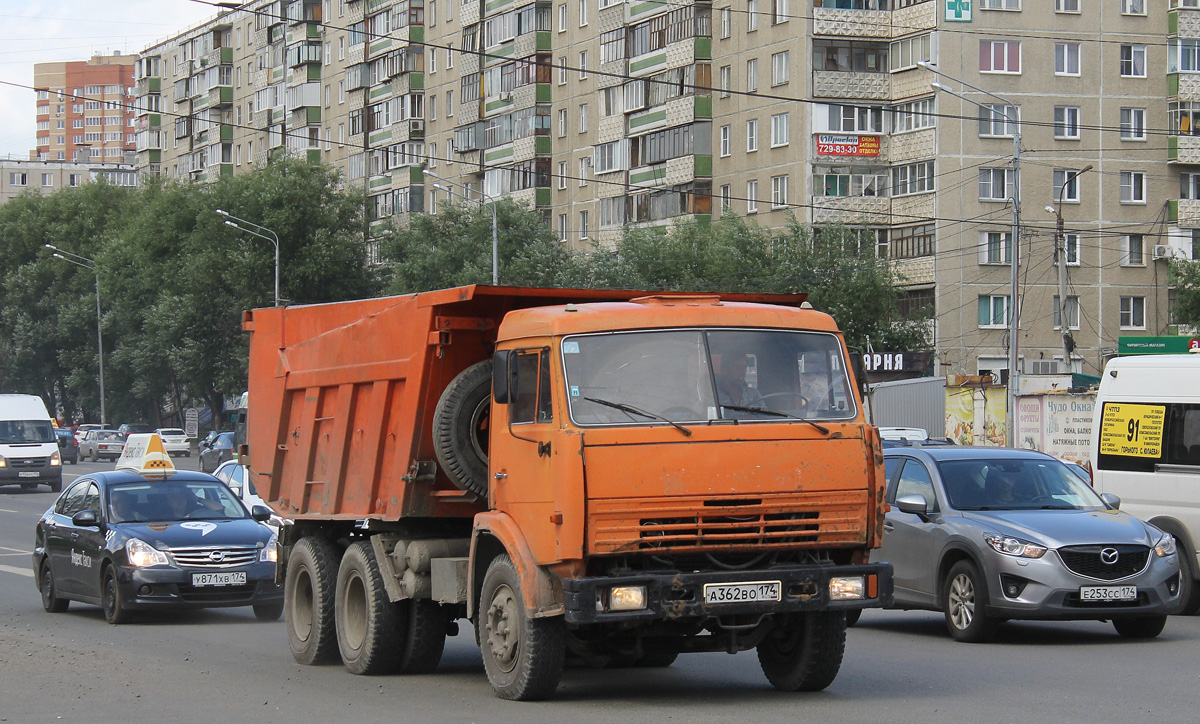 Челябинская область, № А 362 ВО 174 — КамАЗ-65115-02 [65115C]