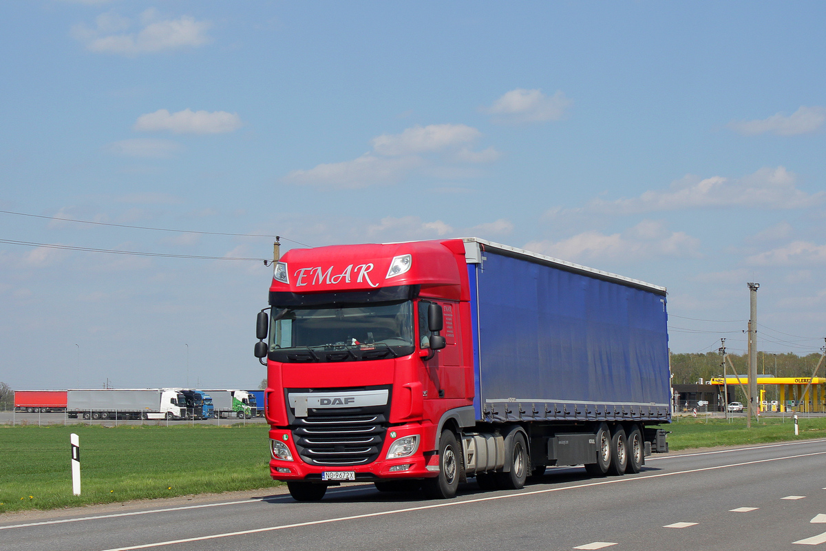 Польша, № NO 9672X — DAF XF Euro6 FT