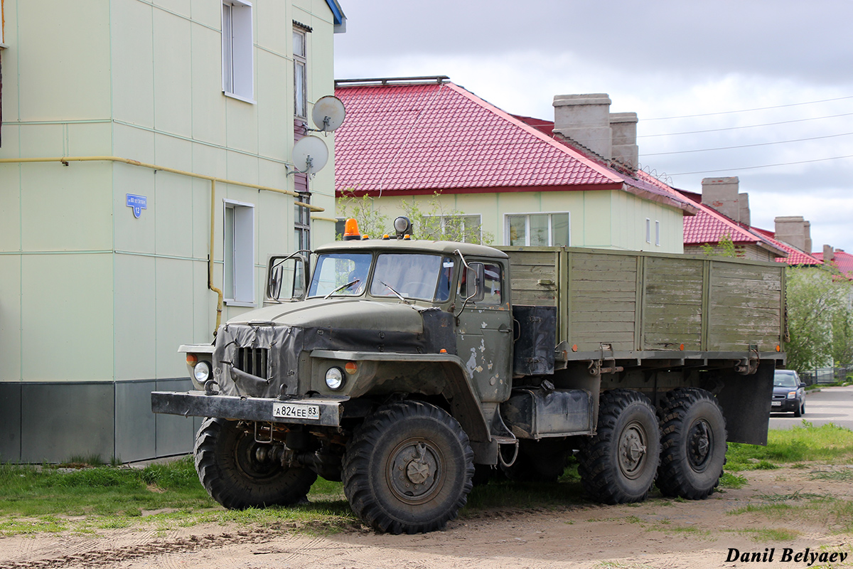 Ненецкий автономный округ, № А 824 ЕЕ 83 — Урал-375Н