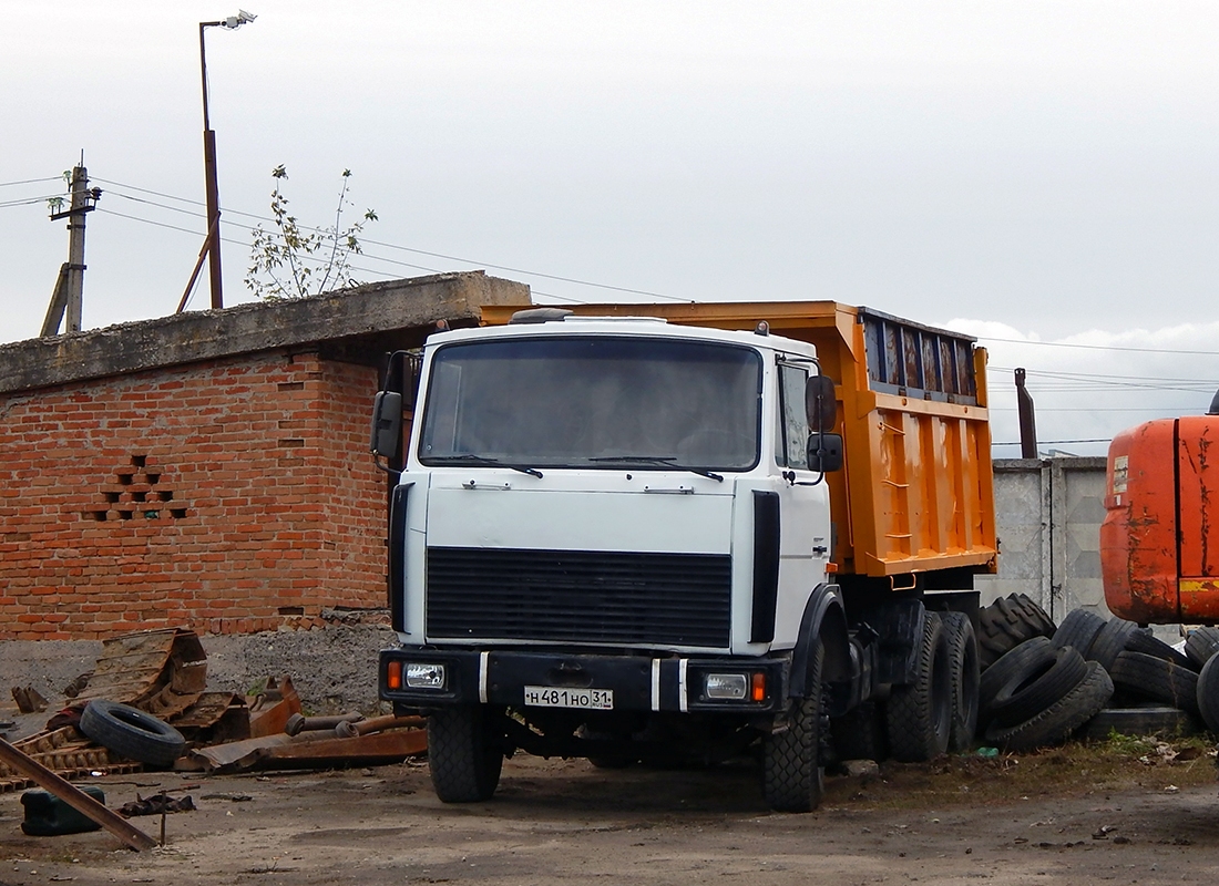 Белгородская область, № Н 481 НО 31 — МАЗ-551605