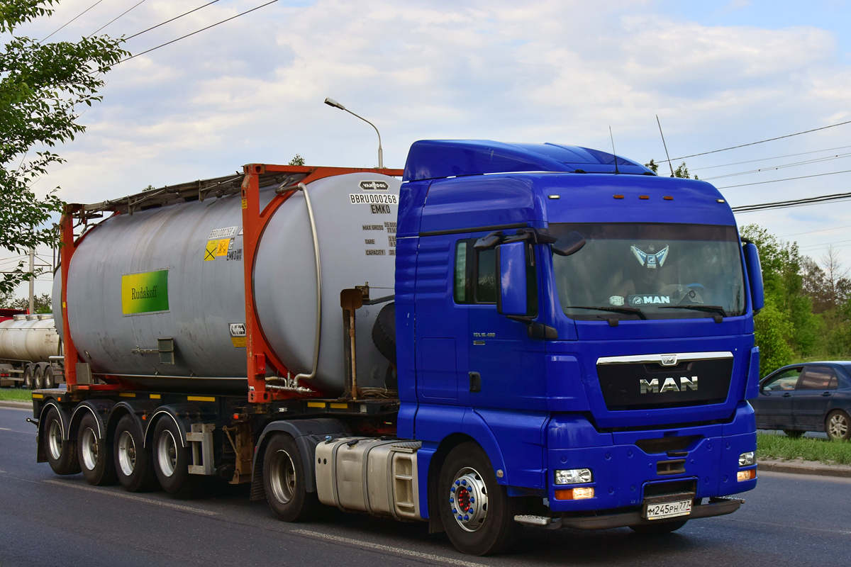 Москва, № М 245 РН 777 — MAN TGX ('2007) 18.480