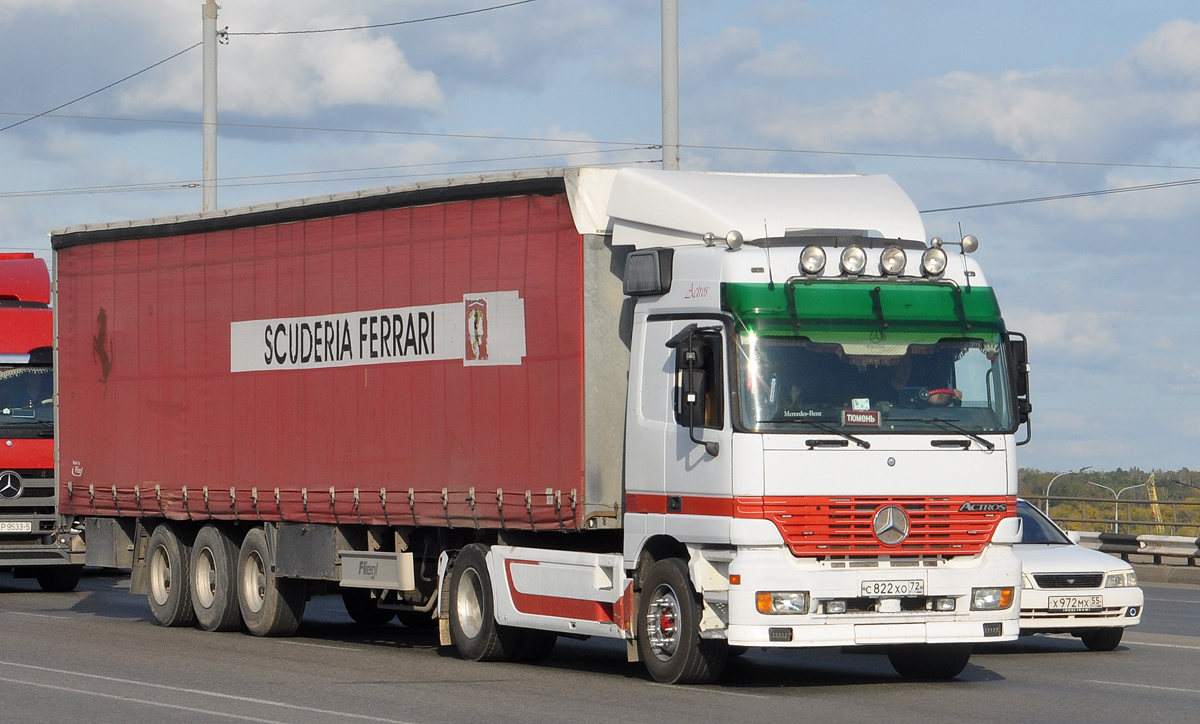 Тюменская область, № С 822 ХО 72 — Mercedes-Benz Actros ('1997) 1846