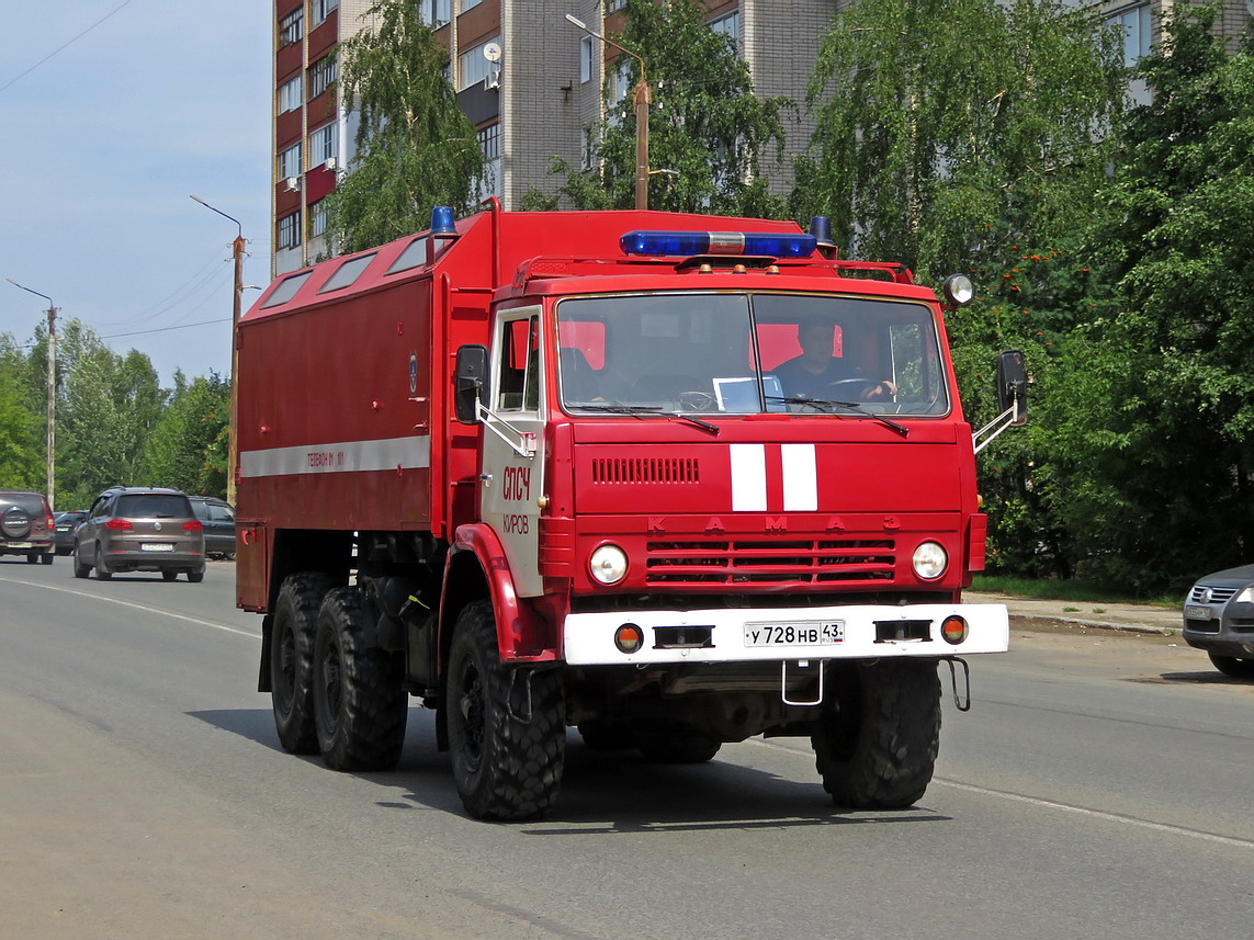 Кировская область, № У 728 НВ 43 — КамАЗ-43106