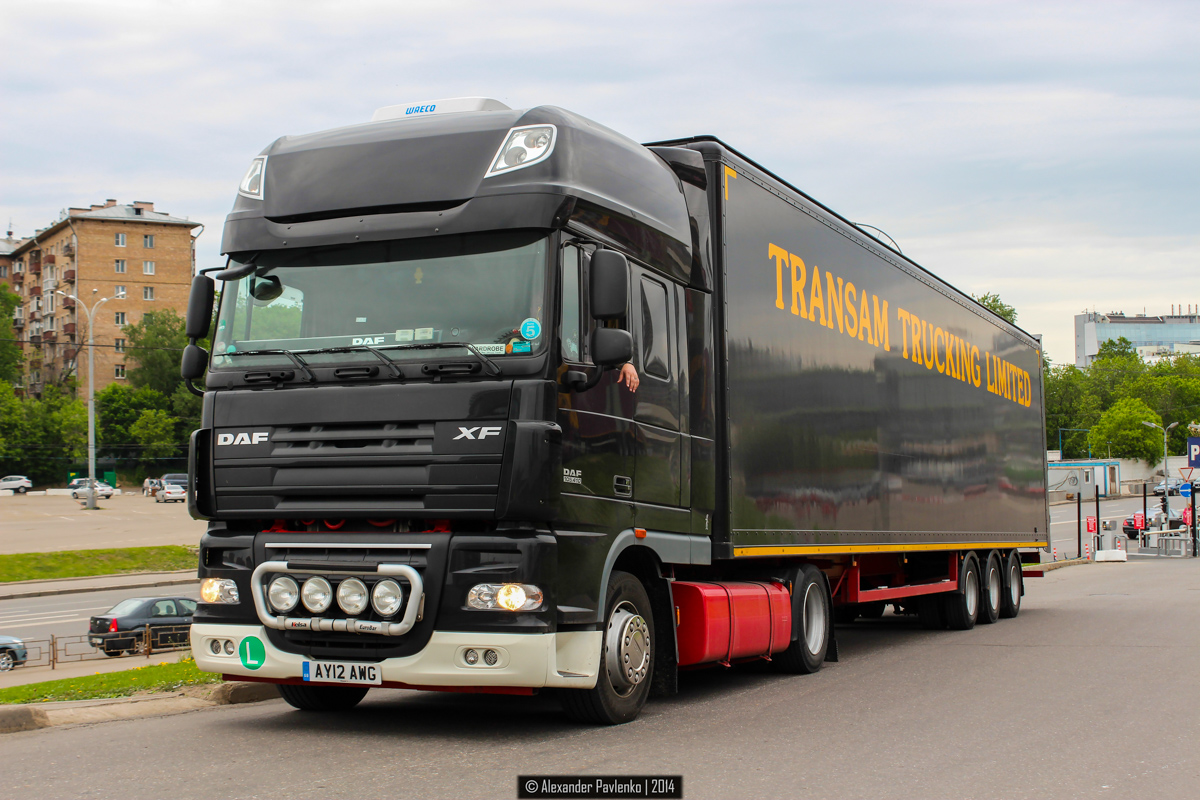 Великобритания, № AY12 AWG — DAF XF105 FT